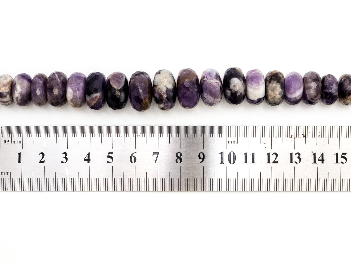 8-18mm High Quality Natural Amethyst Graduated,Faceted Ronde