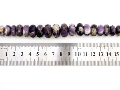 8-18mm High Quality Natural Amethyst Graduated,Faceted Ronde