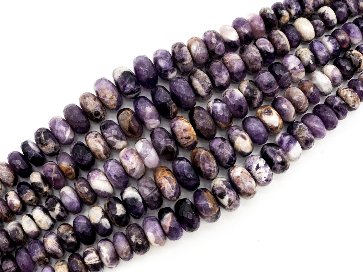 8-18mm High Quality Natural Amethyst Graduated,Faceted Ronde