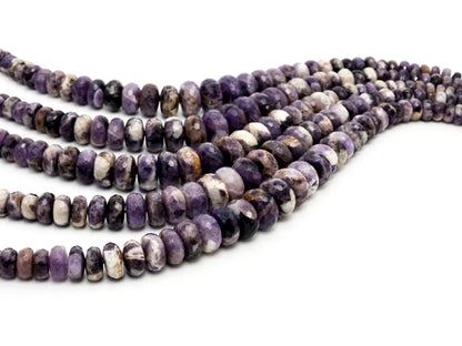 8-18mm High Quality Natural Amethyst Graduated,Faceted Ronde