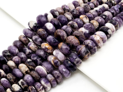 8-18mm High Quality Natural Amethyst Graduated,Faceted Ronde