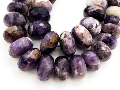 8-18mm High Quality Natural Amethyst Graduated,Faceted Ronde
