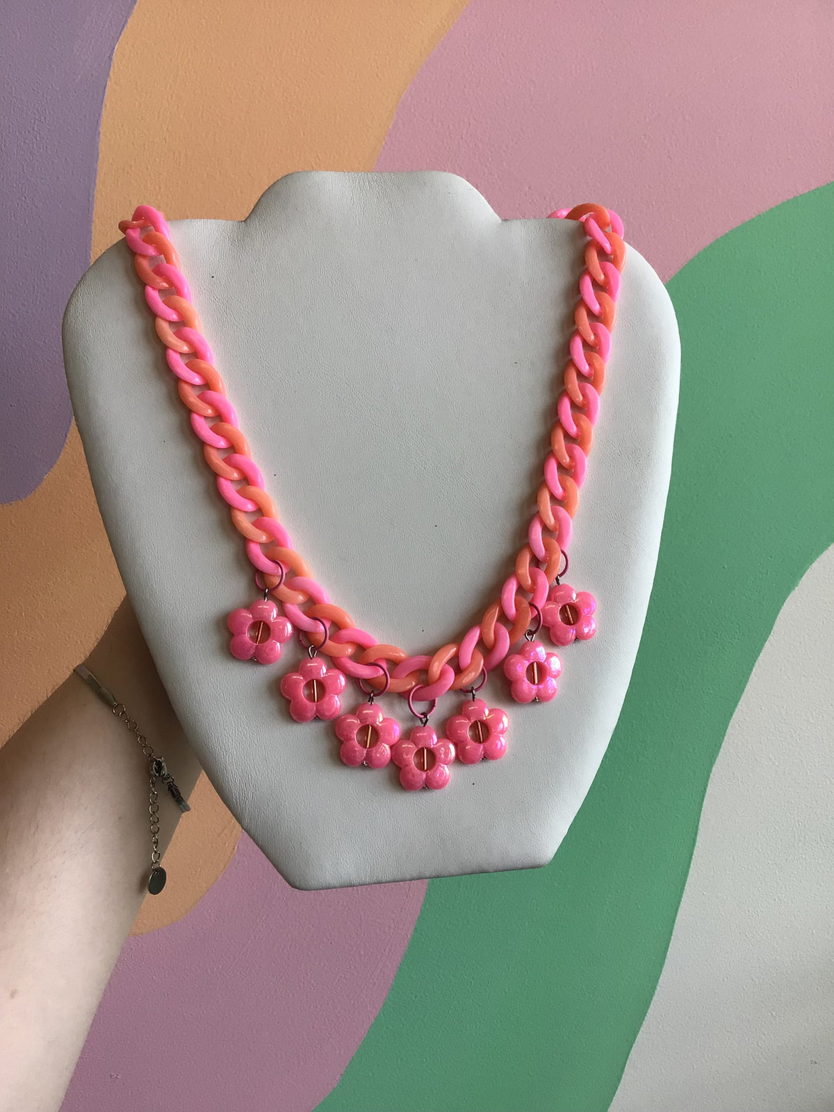 Happy Chain Link Necklace