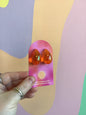 Resin Chunky Colorful Stud
