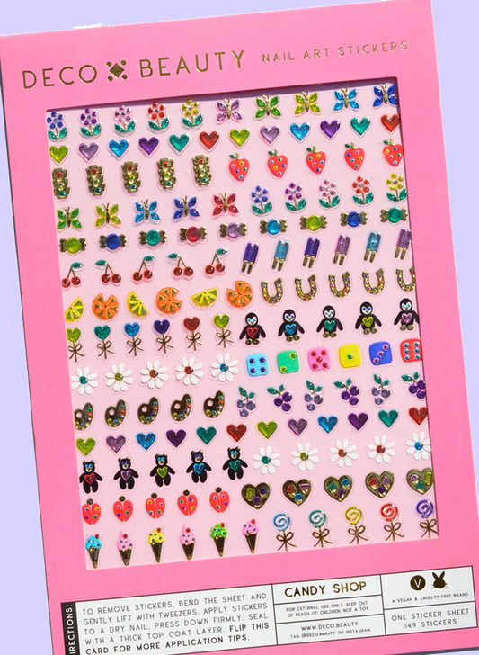 "Candy Shop" Deco Beauty Nail Art Stickers