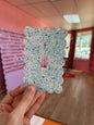 Blue & Green Confetti Outlet Cover