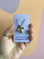 Bubble Letter Initial Necklace