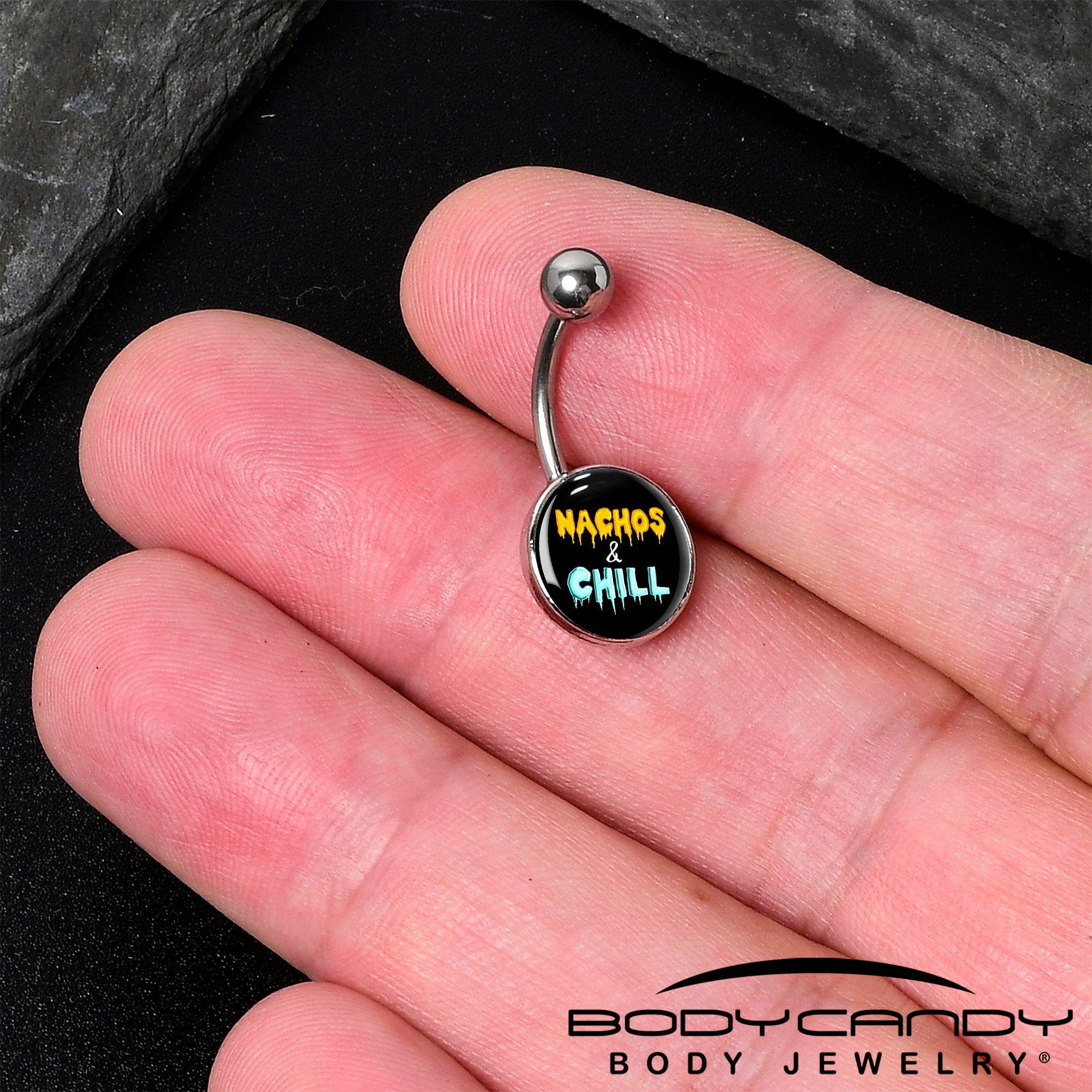 Nachos and Chill Belly Ring by Onyx O