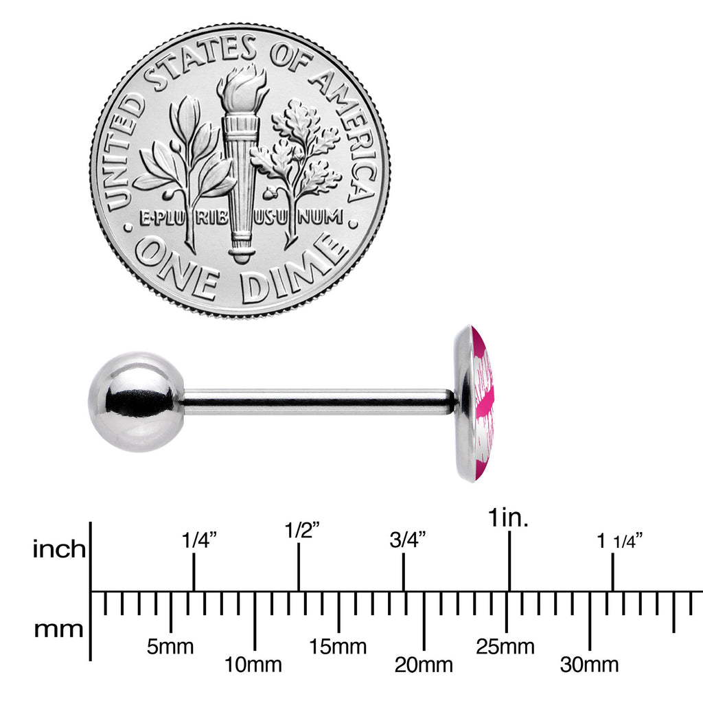 Red Hot Lips Barbell Tongue Ring by Onyx O