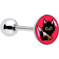 Stabby Cat Barbell Tongue Ring by Onyx O