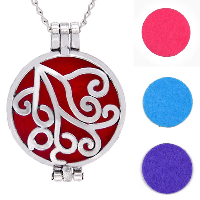 Aromatherapy Locket Necklace – Essential Oil Diffuser Pendant