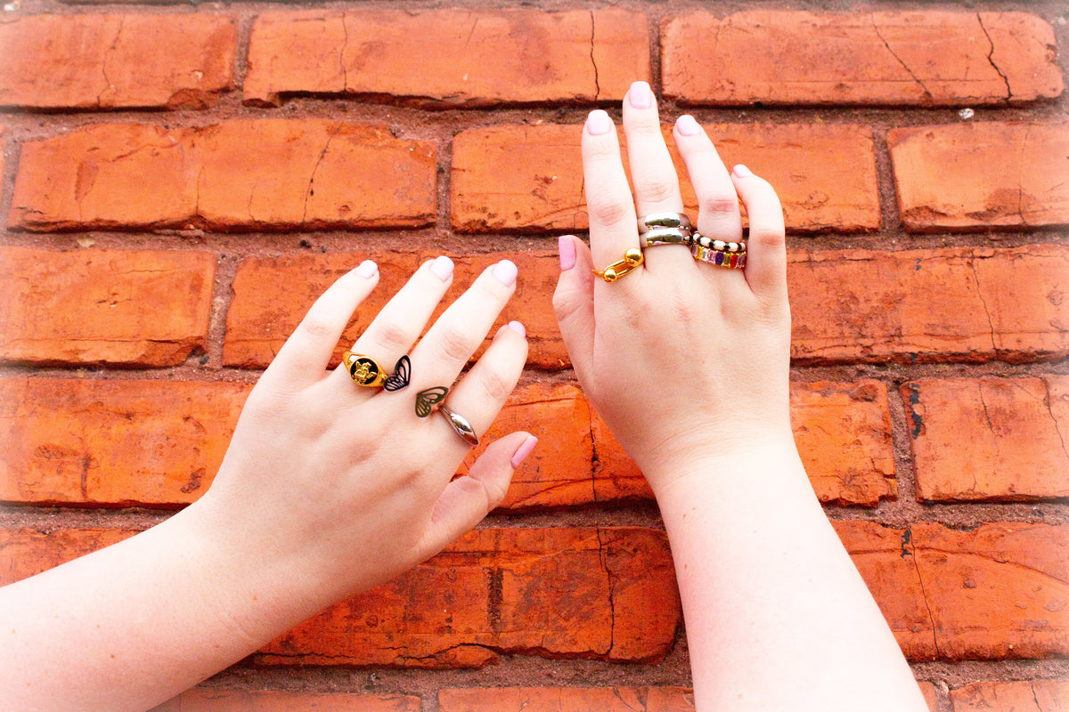 Simple Statement Titanium Ring