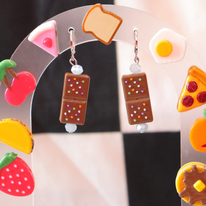 Cosmic Lunchbox Brownie Earrings
