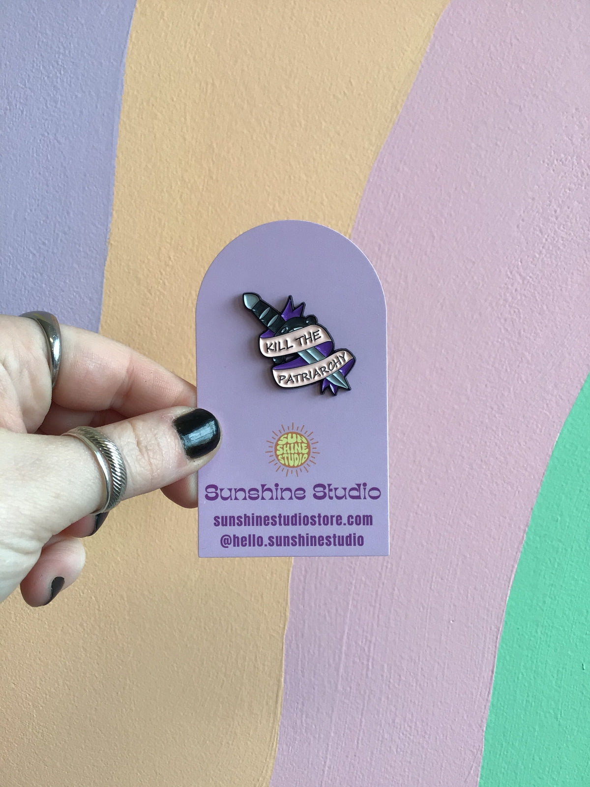 “Kill the Patriarchy” Enamel Pin