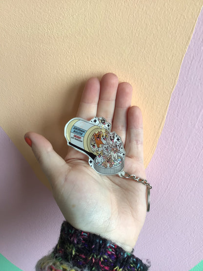 Serotonin Booster Keychain