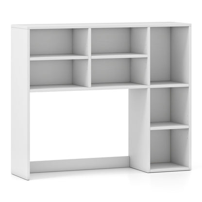 Desktop Bookshelf with 7 Open Cubbies and 3 Adjustable Shelves