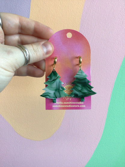 Green Holiday Trees