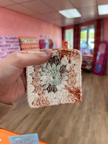 Crochet Granny Square Coaster