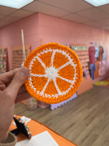 Crochet Fruit Coaster