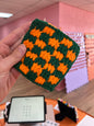 Checkered Crochet Coaster