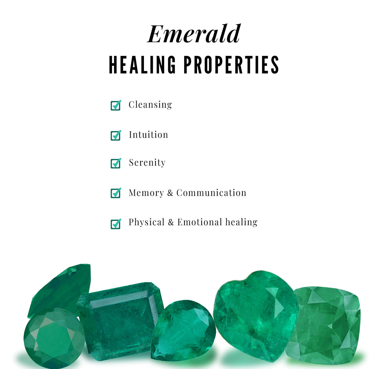 Emerald Nature Inspired Engagement Ring with Diamond Halo
