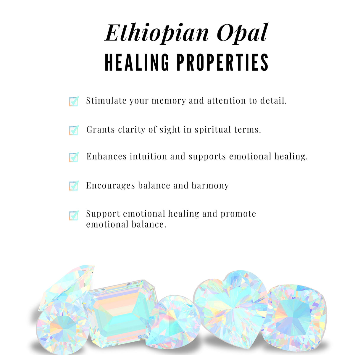 Genuine Ethiopian Opal Promise Ring with Diamond Side Stones