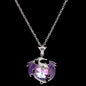 dragon necklace Blue Purple Pendant
