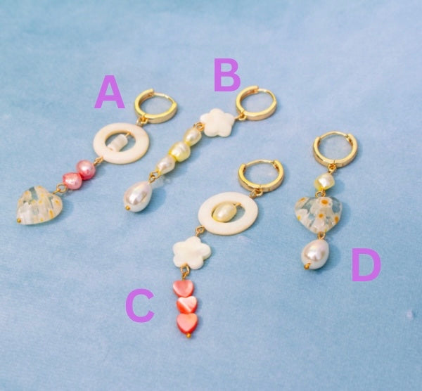 Mix and Match Pearl Earrings-Singles