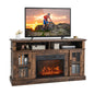 Fireplace TV Stand for TVs Up to 65 Inch with Side Cabinets and Remote Control