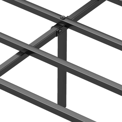 Queen Size Platform Bed with Headboard and Metal Frame