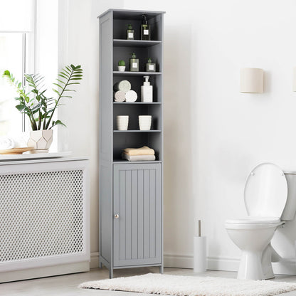 72 Inches Free Standing Tall Floor Bathroom Storage Cabinet