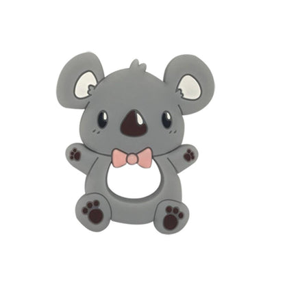 Food Grade Silicone Teethers Animal Fox Koala  Teether  Baby Silicone Chew Charms Kids Teething Gift Toddler Toys