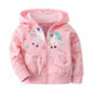 Luxury Printed New Trend Newborn Baby Hooded  Cotton Sweater For Baby Girl/boys In Elegant Modern Luxury Style With Unicorn