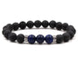 8MM Natural Stone Beaded Chain bracelets For Women Men Couple Lava Rock Healing Balance Beads Reiki Buddha Chakra Bangle Jewelry
