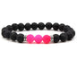 8MM Natural Stone Beaded Chain bracelets For Women Men Couple Lava Rock Healing Balance Beads Reiki Buddha Chakra Bangle Jewelry