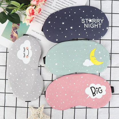 Sleep Mask Eye Cover | Cartoon Travel Sleep Aid