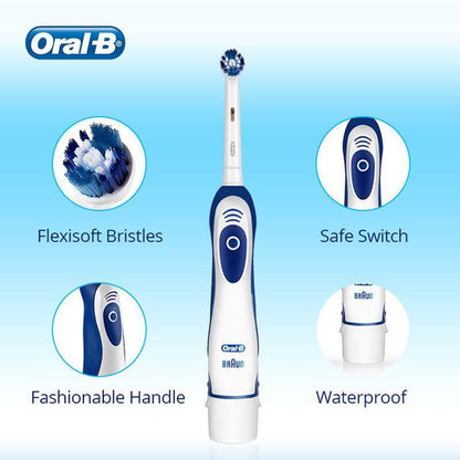 Sonic Vibration Electric Toothbrush 2D Rotating Electronic Toothbrush Oral Hygiene Dental Teeth Brush With Replaceable Heads Teethbrush For Adults