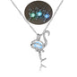 Glow in The Dark Locket necklace For Women Gun skull Heart mermaid Cross tortoise Glowing beads cage pendant Fashion Jewelry