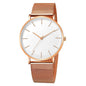 STEVVEX Women Watch Rose Gold  Style Women's Mesh Belt ultra-thin Fashion para Luxury Wrist Watches For Women and Girls