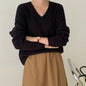 Full Sleeve Loose Female Pullovers Jumpers Autumn Winter Thick Ladies Knitwear