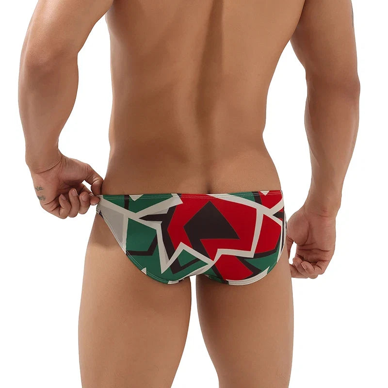 SEOBEAN Men Briefs Multiple Colors Low-rise Underwear