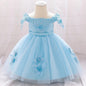 Luxury Modern Designer Toddler Baby Girl Infant Princess Lace Tutu Dress Baby Girl Wedding Dress Kids Party Dress