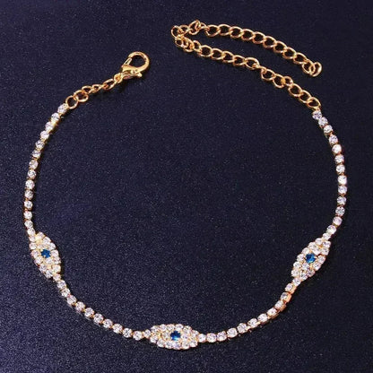 Vintage Bule Evil Eye Anklet Bracelet Beach Women Anklet | Femstylo