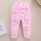 Newborn Baby Boys Pants Winter Warm Baby Girls Pants, Solid Newborn Pants Fashion Baby Toddler Trousers Baby Clothes