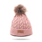 Modern Warm Baby Beanies Hat Pompon Children Hats Knitted Cute Cap For Girls Elegant For Winter