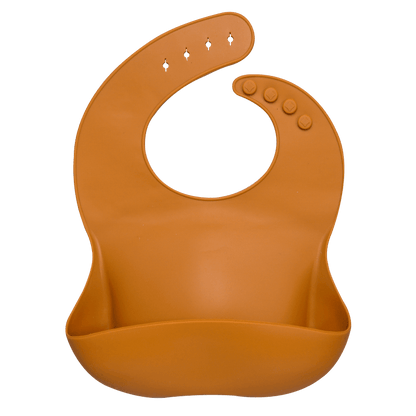 Silicon Breastplate Baby Bib Waterproof Solid Infant Bandana Bibs Newborn Feeding Burp Cloth Bib For Kids