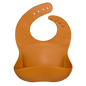 Silicon Breastplate Baby Bib Waterproof Solid Infant Bandana Bibs Newborn Feeding Burp Cloth Bib For Kids