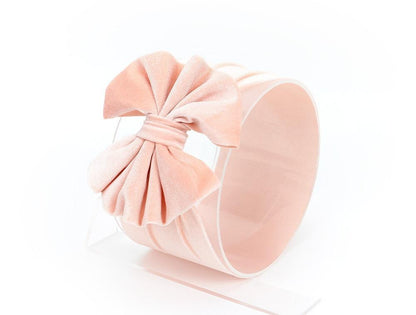 New Large Bow Baby Headband Velet Soft Bowknot Girl Accessories Hair Solid Messy Bows Toddler Headbands Baby Head Wraps Turban Big Bow for Girls