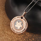 Rotatable Windmill Pendant Necklace AAA Cubic Zirconia Pave Gold Silver Color Crystal Necklace Jewelry