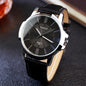 New Classic Men Watch Waterproof  Leather Belt  Luxury Business Style Excellent Design Perfect Gift